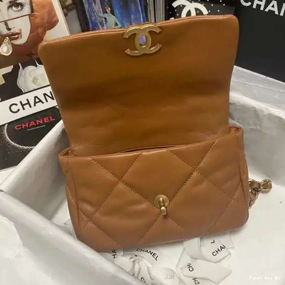 First Bag Ru CHANEL 19 BAG FLAP 0613